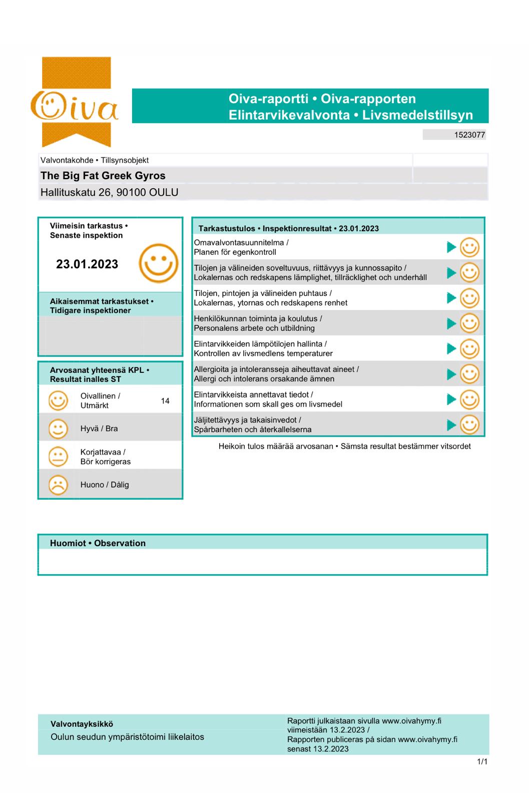 Oulun oiva raportti